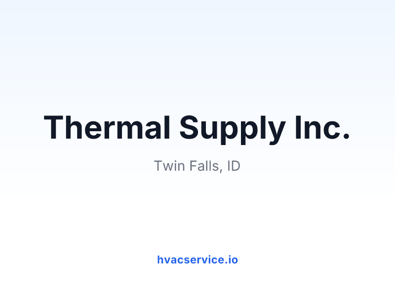 Thermal Supply Inc.