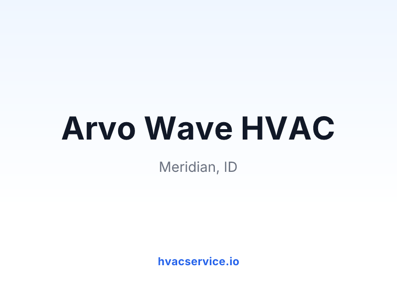Arvo Wave HVAC