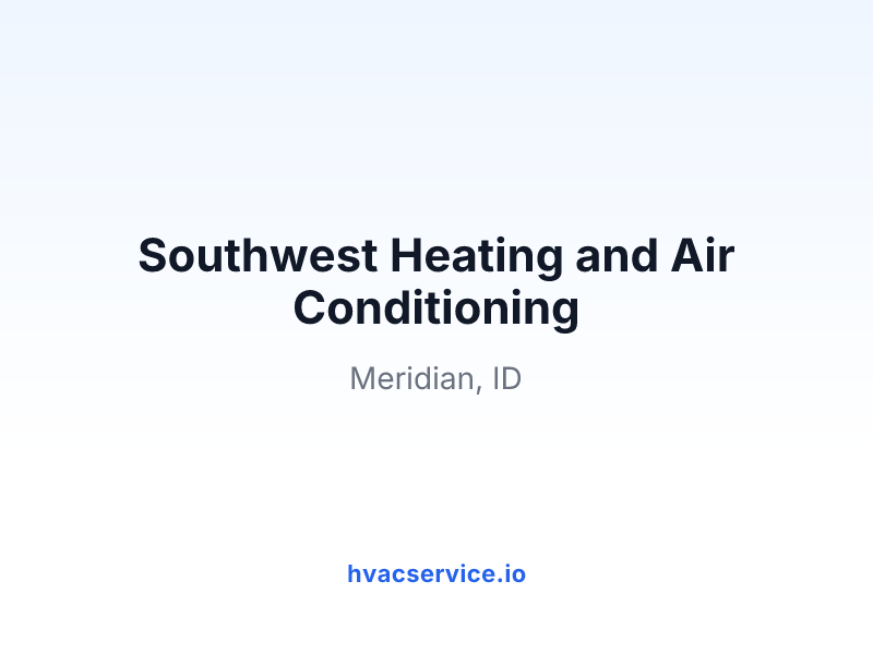 Southwest Heating and Air Conditioning
