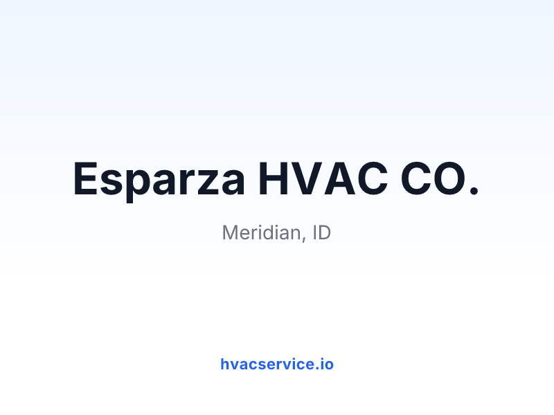 Esparza HVAC CO.