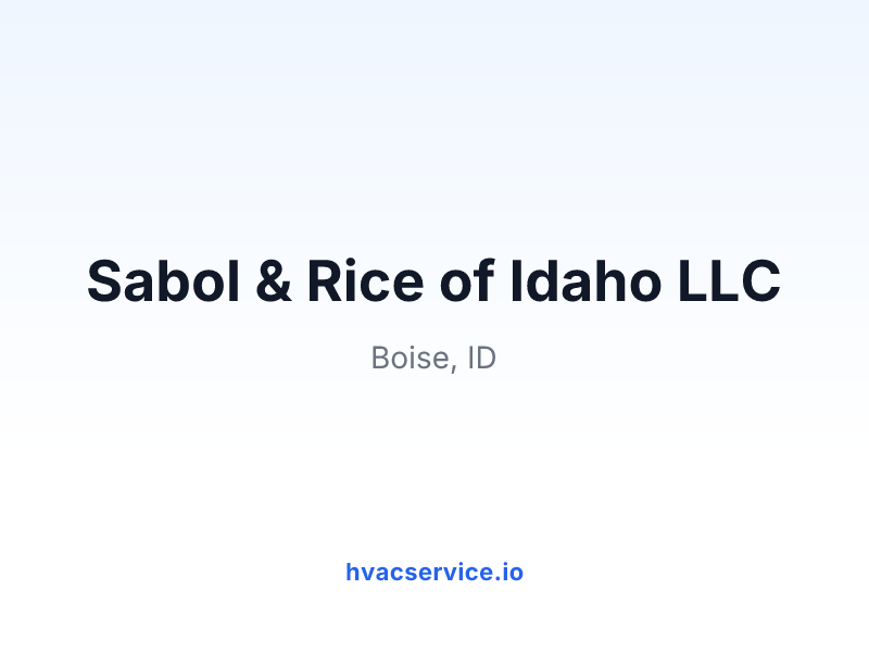 Sabol & Rice of Idaho LLC