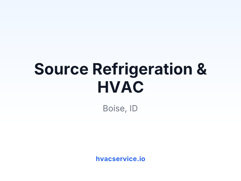 Source Refrigeration & HVAC