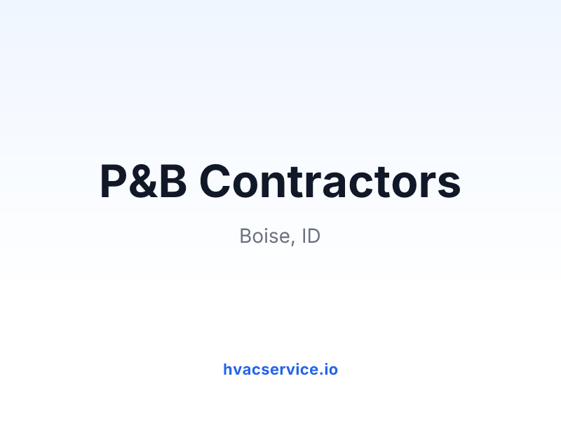 P&B Contractors