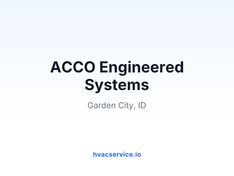 ACCO Engineered Systems