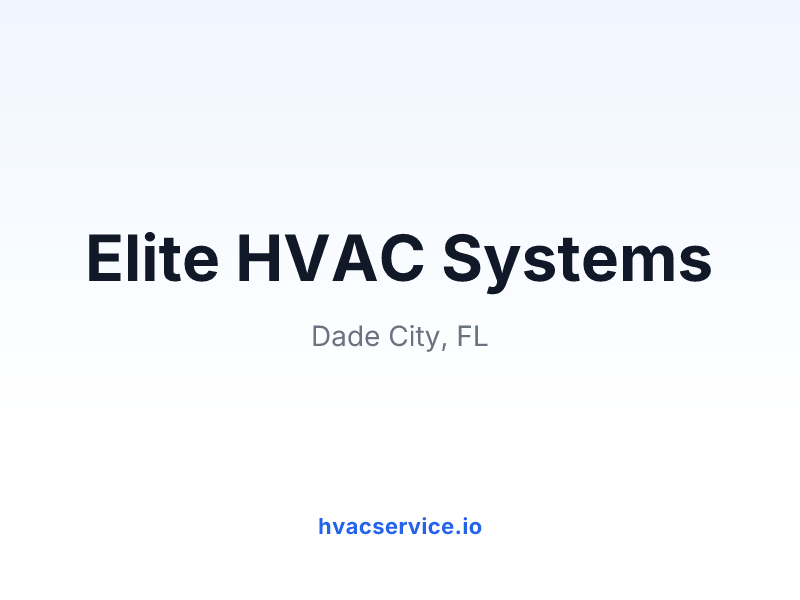 Elite HVAC Systems