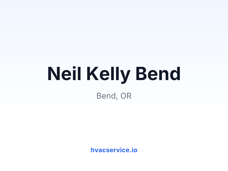 Neil Kelly Bend