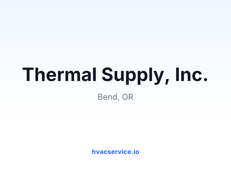 Thermal Supply, Inc.