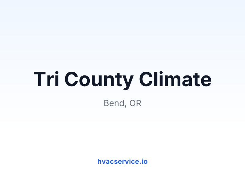 Tri County Climate