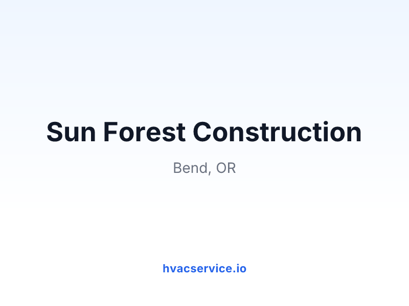 Sun Forest Construction