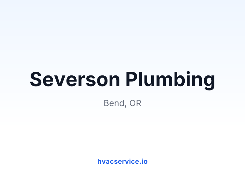 Severson Plumbing