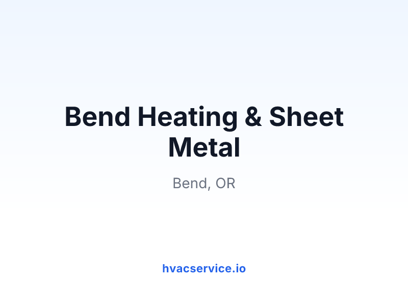 Bend Heating & Sheet Metal
