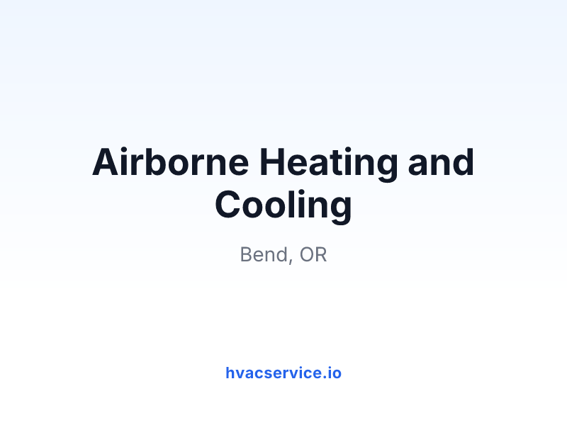 Airborne Heating and Cooling