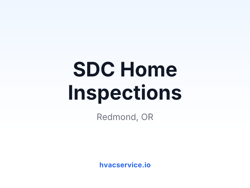 SDC Home Inspections