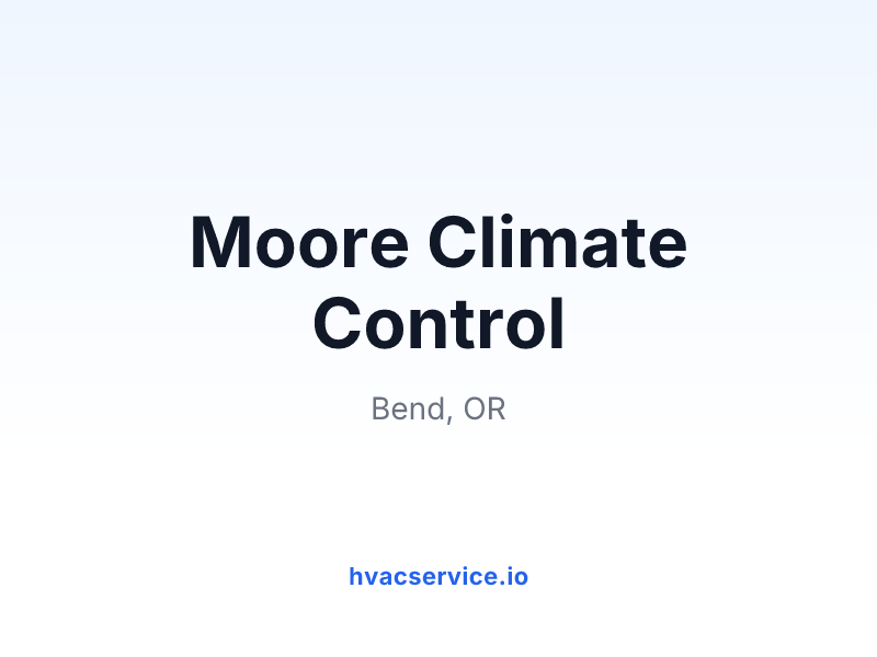 Moore Climate Control