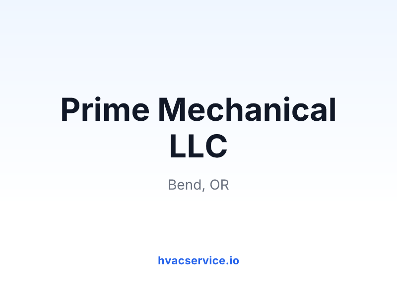 Prime Mechanical LLC