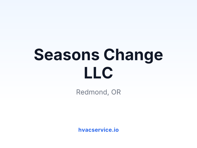 Seasons Change LLC