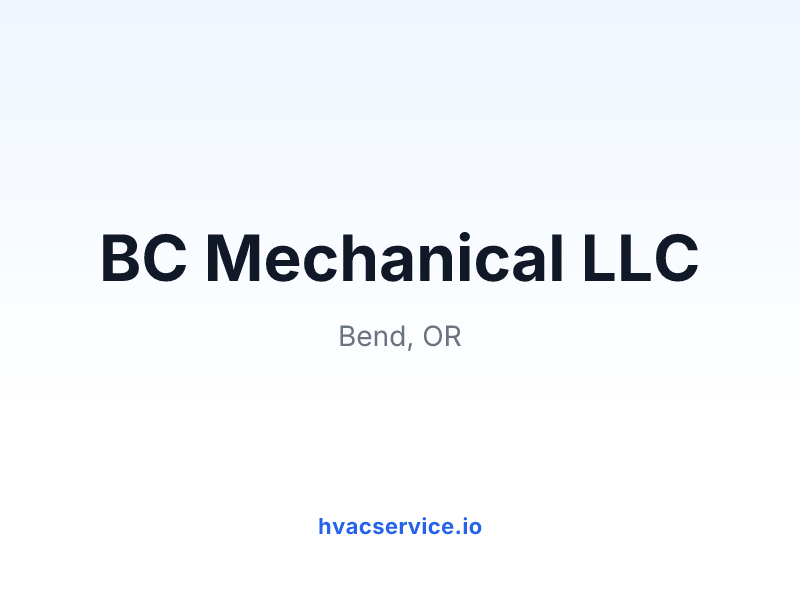 BC Mechanical LLC
