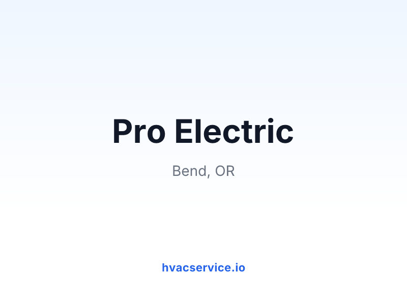 Pro Electric
