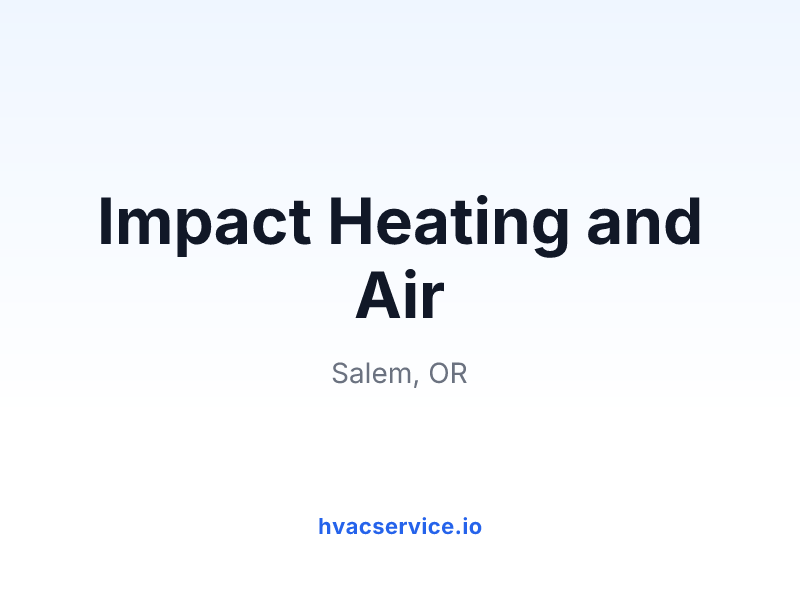 Impact Heating and Air