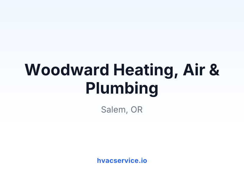 Woodward Heating, Air & Plumbing