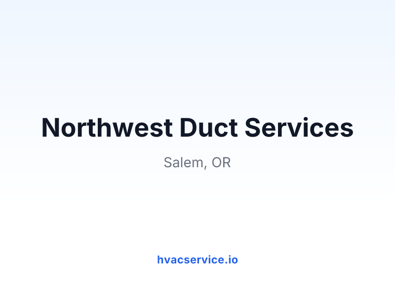 Northwest Duct Services