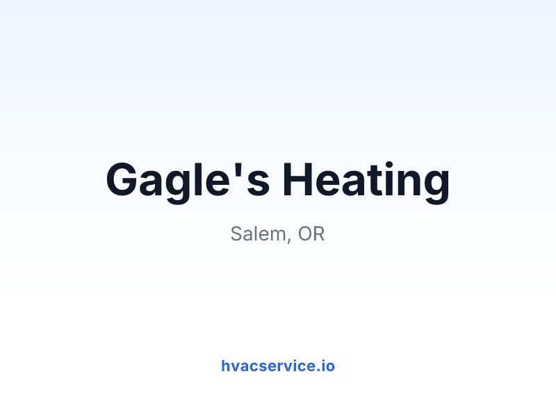Gagle's Heating