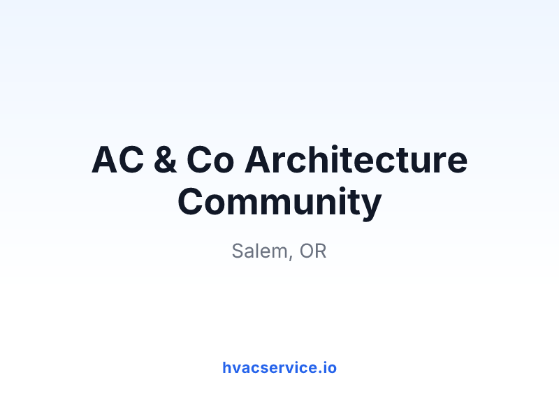 AC & Co Architecture Community
