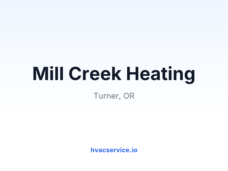 Mill Creek Heating
