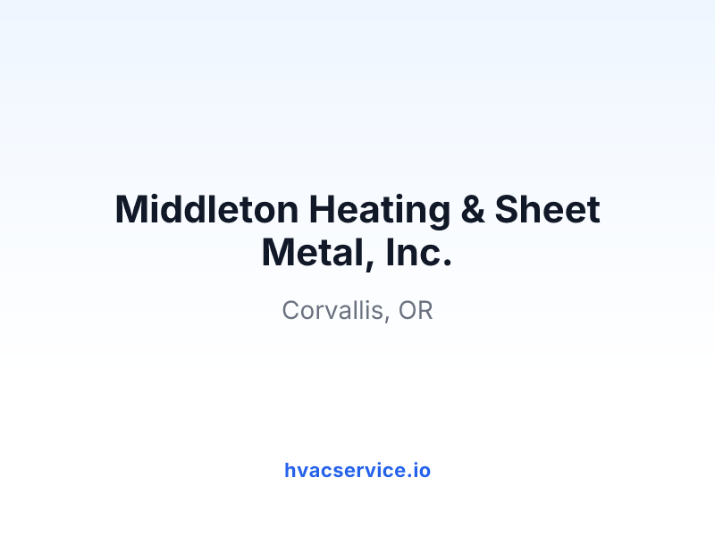 Middleton Heating & Sheet Metal, Inc.
