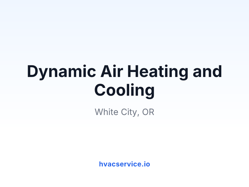 Dynamic Air Heating and Cooling