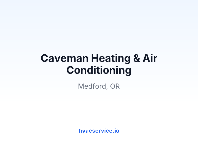 Caveman Heating & Air Conditioning