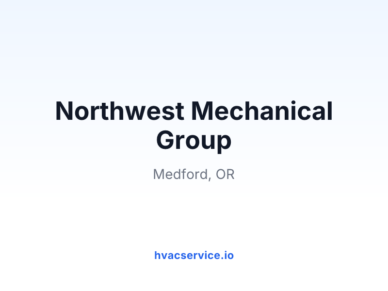 Northwest Mechanical Group