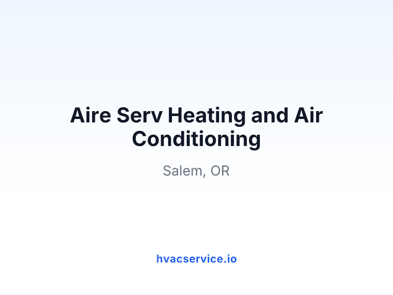 Aire Serv Heating and Air Conditioning