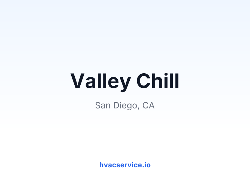 Valley Chill