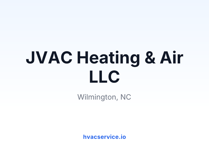 JVAC Heating & Air LLC