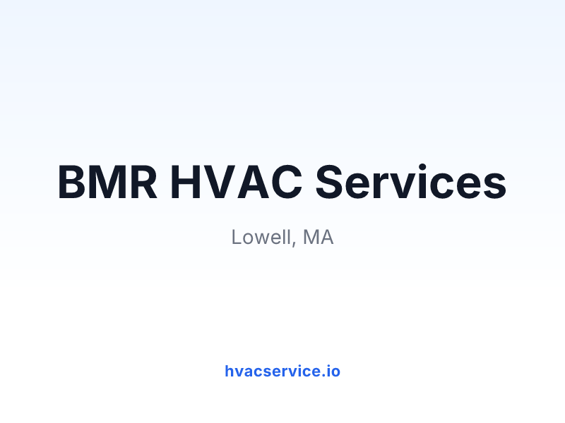 BMR HVAC Services