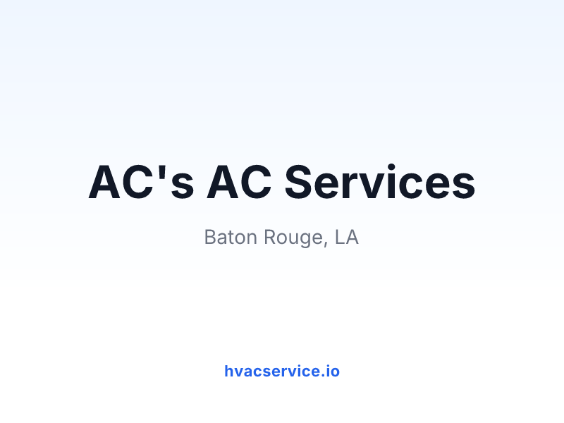 AC's AC Services