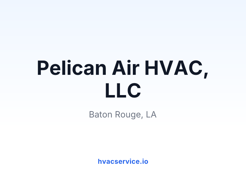 Pelican Air HVAC, LLC