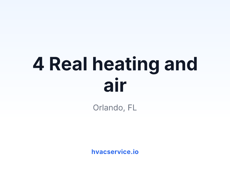 4 Real heating and air