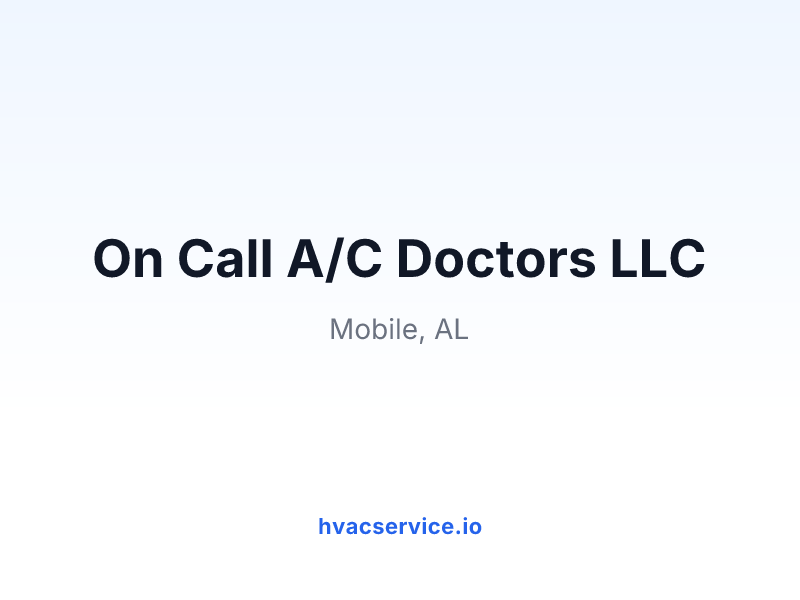 On Call A/C Doctors LLC