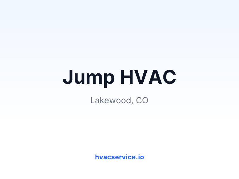 Jump HVAC