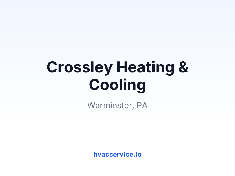 Crossley Heating & Cooling