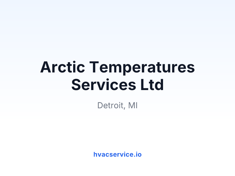 Arctic Temperatures Services Ltd