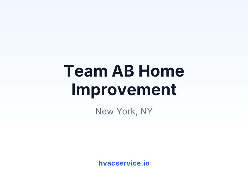 Team AB Home Improvement