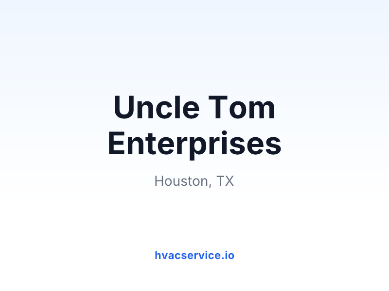 Uncle Tom Enterprises