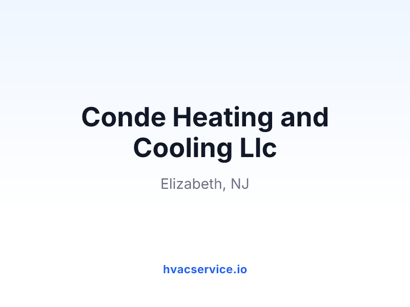 Conde Heating and Cooling Llc