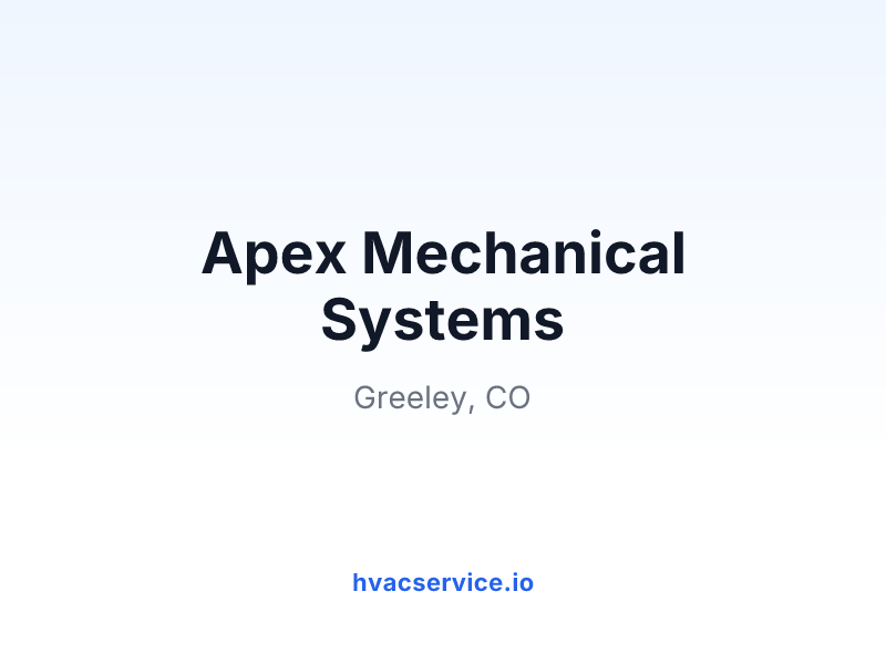 Apex Mechanical Systems