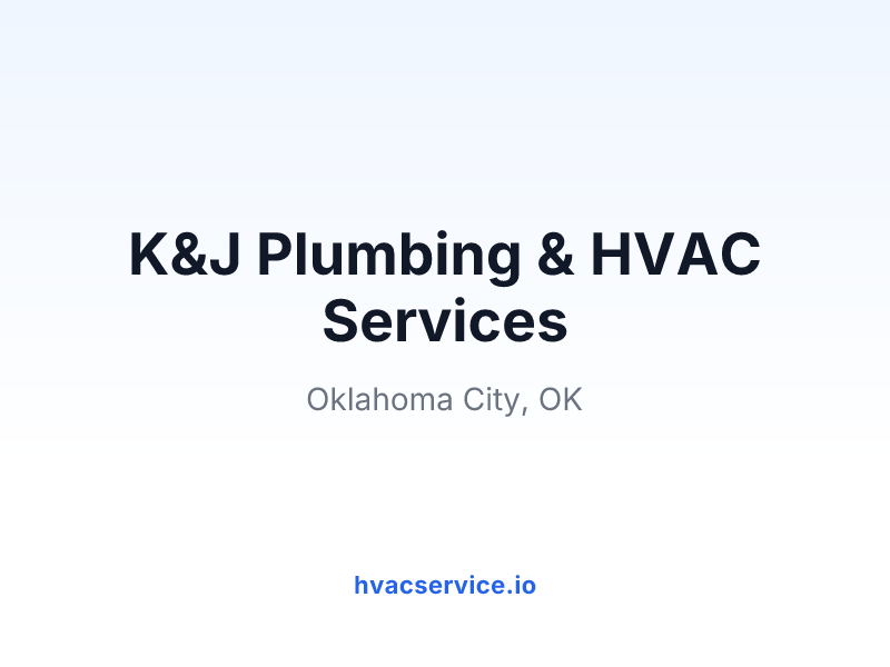 K&J Plumbing & HVAC Services
