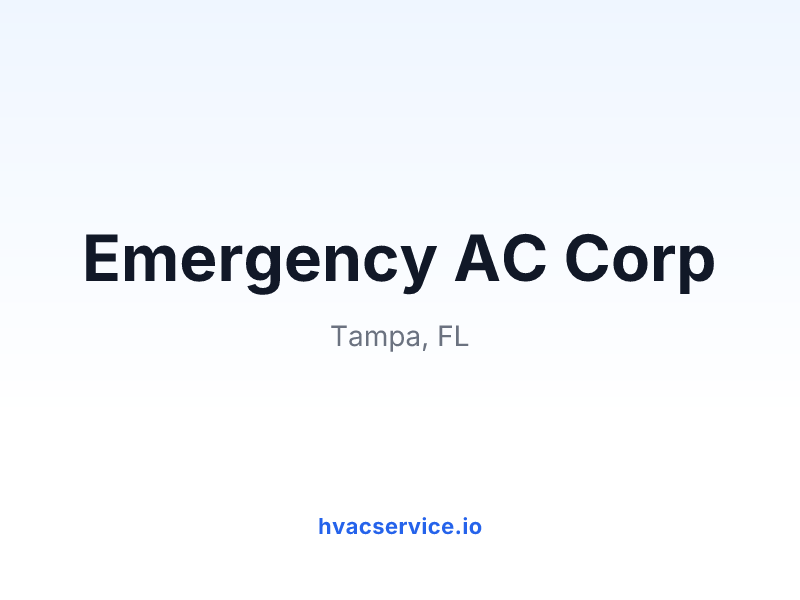 Emergency AC Corp