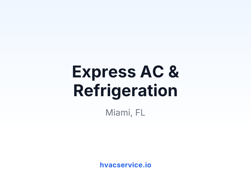 Express AC & Refrigeration